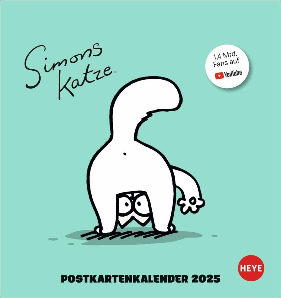 Simon's Cat Postkartenkalender 2025